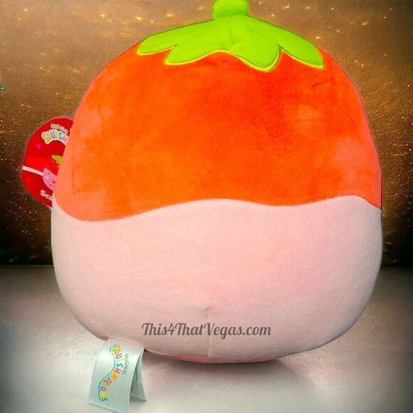 Squishmallow SCARLET strawberry Pink Chocolate Valentine 2024 FIRST TO MARKET - Picture 2 of 3